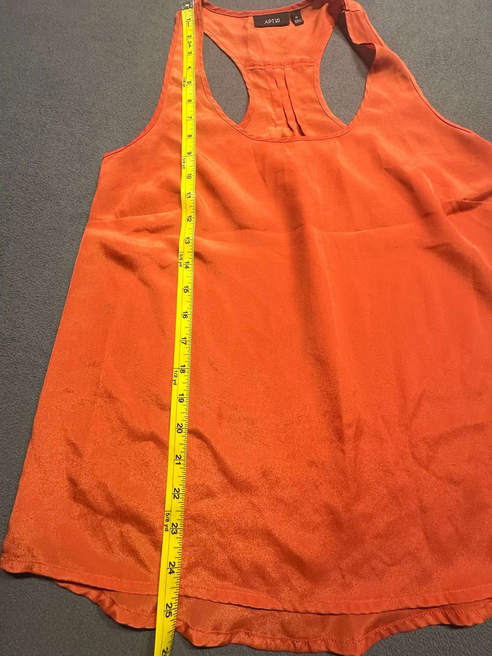 Apt. 9 Vibrant Orange Racerback Tank - Picture 5 of 7